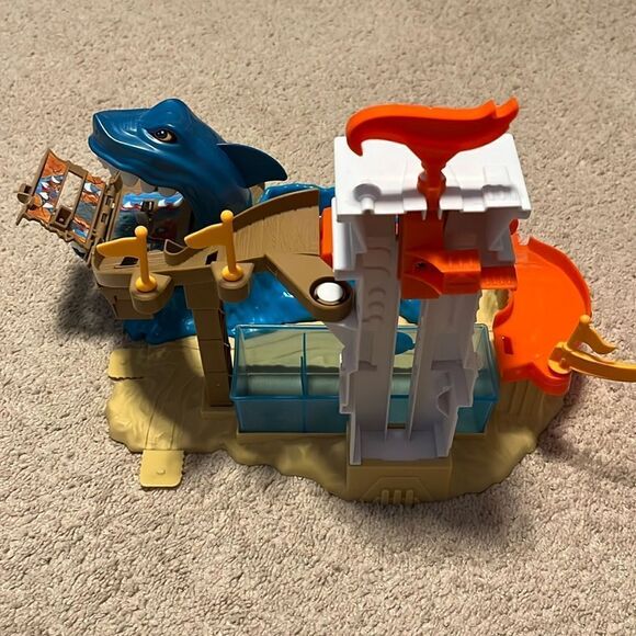 HOT WHEELS TOY CAR TRACK SET COLOR SHIFTERS CARPORT SHOWDOWN - Picture 7 of 7